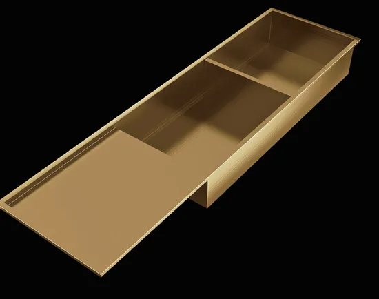 Duschnische, Wandmontage, versenkte Edelstahl-Metallregale, Badezimmer-Zubehör